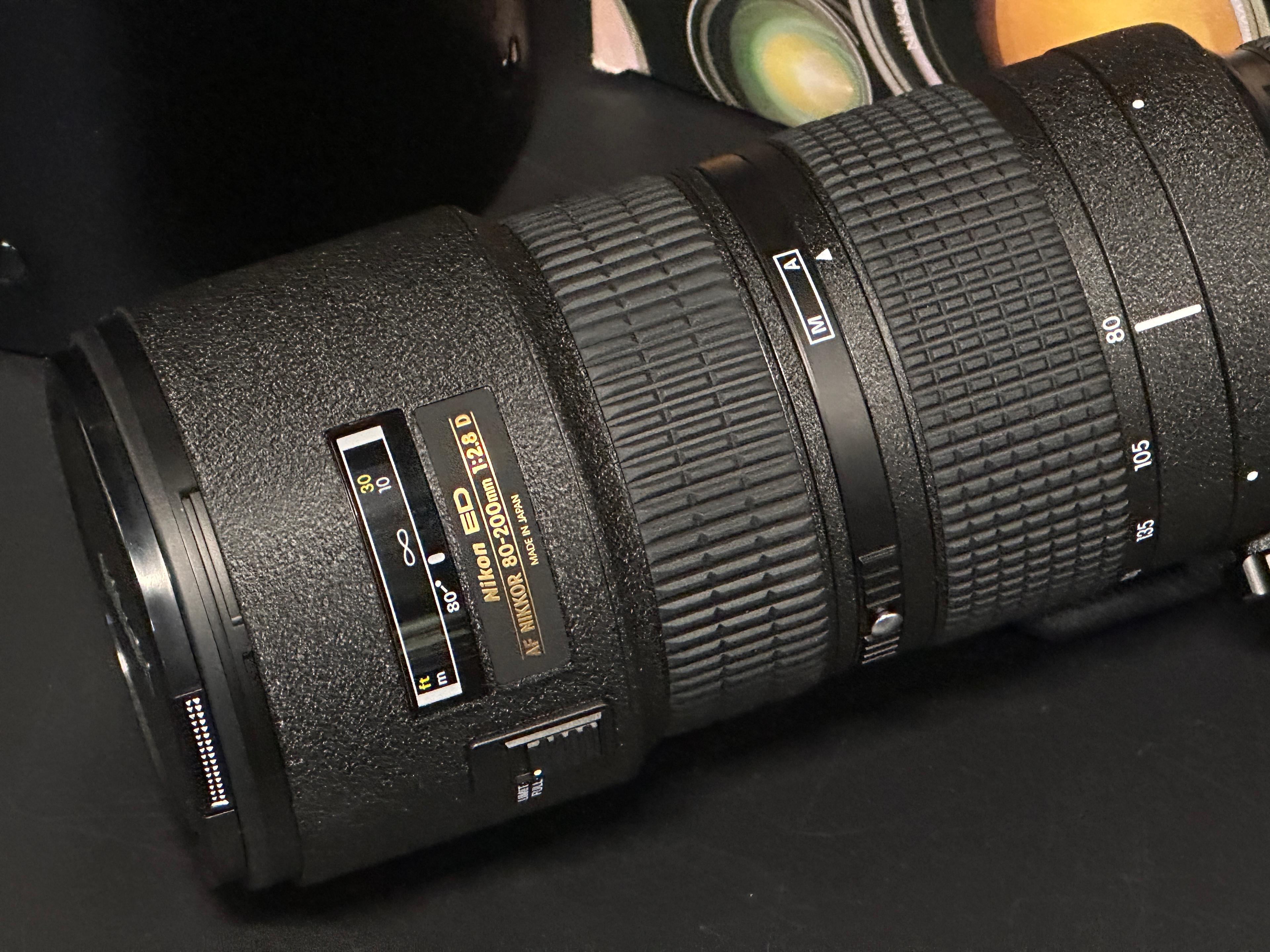Nikon Nikkor 80-200mm f2.8 ED Lens AF Macro Zoom in Box