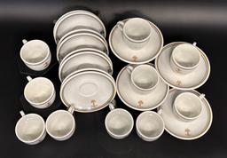 US Navy China Tea Cup and Saucer Collection