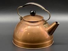 Copper RevereWare Teapot with Brass Handle