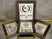 Framed Coin Collection