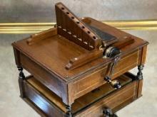 Antique Organette Scroll Music Box