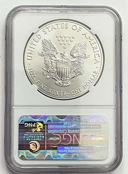 2013 American Silver Eagle .999 Fine NGC MS69