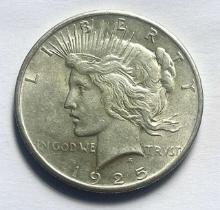 1925 Peace Silver Dollar MS53