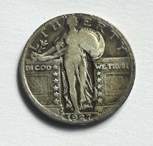 1927-D Standing Liberty Silver Quarter Fine