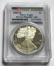 2006-W American Silver Eagle PCGS PR69DCAM
