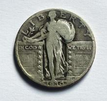1930-S Standing Liberty Silver Quarter Fine