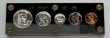 1959 U.S. Silver Proof Set (5-coins)