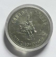 1975 Canada Calgary Proof Silver Dollar in Capsule