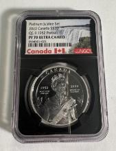 2022 Canada S$20 QE II 1952 PF70 ULTRA CAMEO
