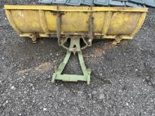 6 1/2ft Snow plow and Frame off John Deere
