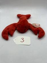Pinchers the lobster beanie baby