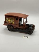 Brown car with removable top Avon bottle