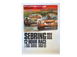 1968 Sebring 12 Hours Factory Racing Poster