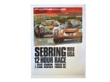 1968 Sebring 12 Hours Factory Racing Poster