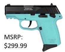 SCCY CPX-1 Gen 3 Turquoise 9mm Pistol
