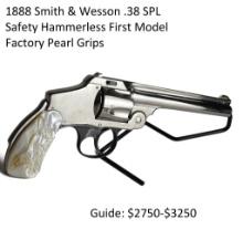 1888 Smith & Wesson Safety Hammerless .38 SPL