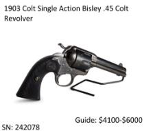 1903 Colt Single Action Bisley .45 Colt Revolver
