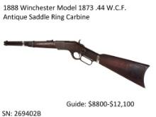 1888 Winchester Model 1873 .44 W.C.F. Saddle Ring