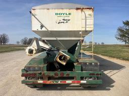 2011 Doyle Tri-Axle Side Discharge Tender Trailer