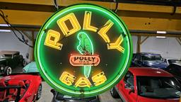 Retro Polly Gas Neon Sign