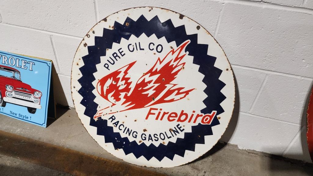 Firebird Racing Gas Metal Sign