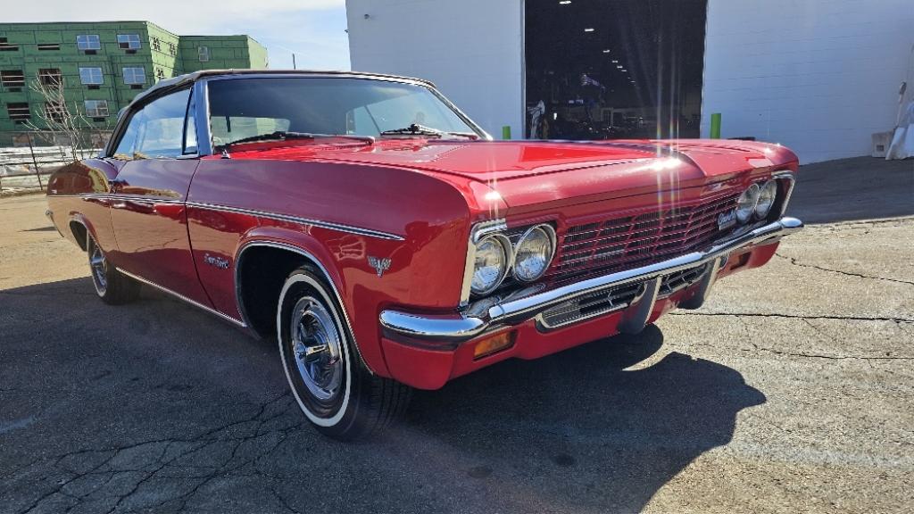 1966 Chevy impala, Powered by a 327 V8 with a