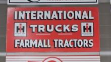 International Farmall Metal Sign