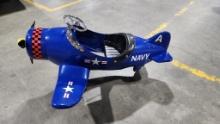 Navy Airplane Pedal Car