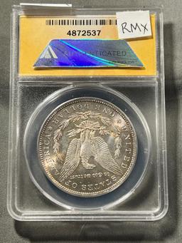 1879-O Morgan Silver Dollar on ANACS MS63 Holder