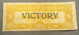 Victory Series no. 66 Philippines Five Peso Bank Note, better quality