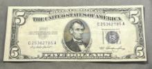 1953 Blue Seal $5.00 Silver Certificate