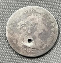 1807 Draped Bust Dime, Early Type coin, don't miss out.