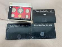 4- 1979 US Proof Sets, SELLS TIMES THE MONEY