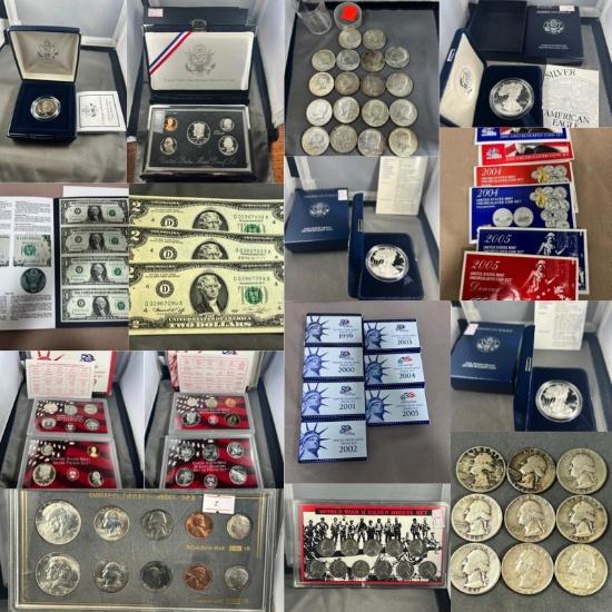 One Owner Coin and Proof Set collection