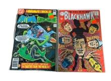 Blackhawk no. 240 and Batman and Green Lantern no. 155