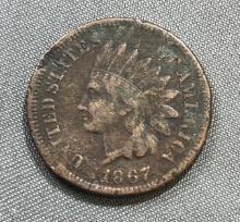 1867 Indianhead Cent