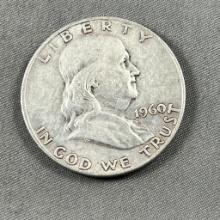 1960-D Franklin Half Dollar, 90% Silver