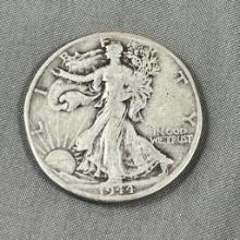 1944-D US Walking Liberty Half Dollar, 90% Silver