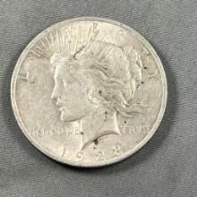 1923 Peace Silver Dollar, 90% silver