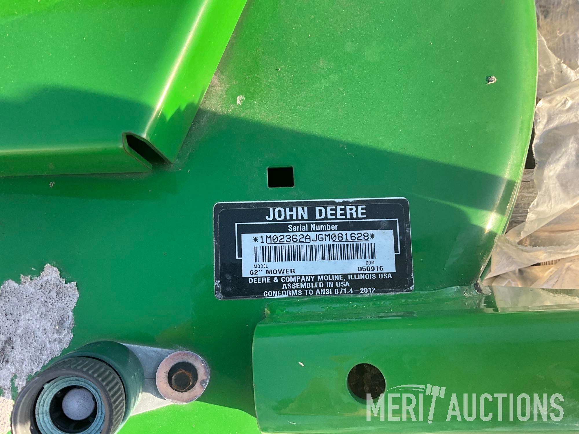 2016 John Deere 62C Deck