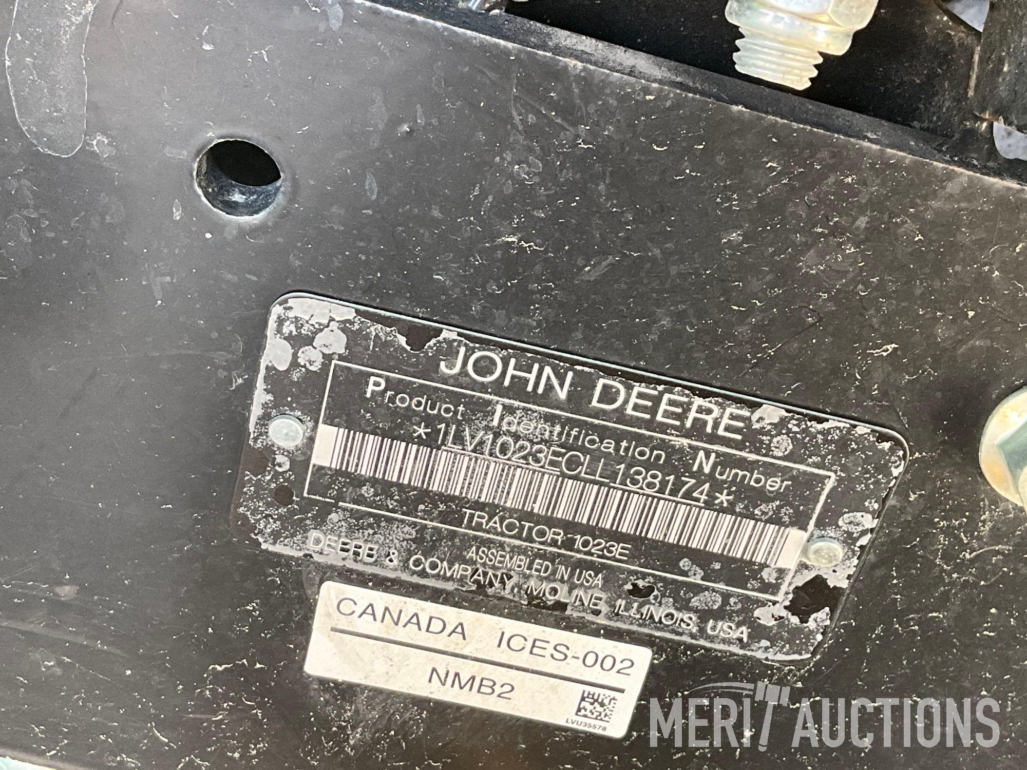2020 John Deere 1023E