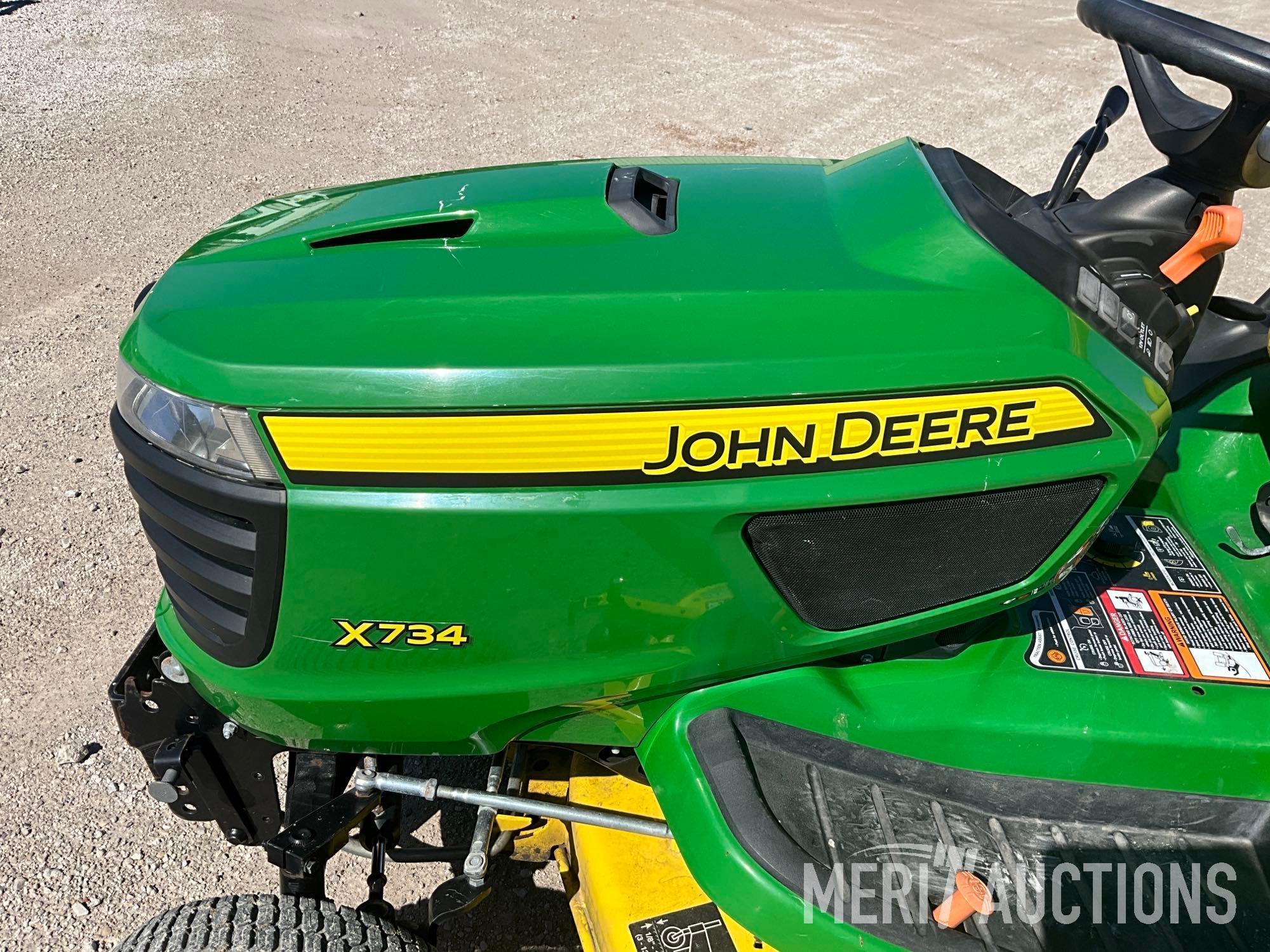 2018 John Deere X734