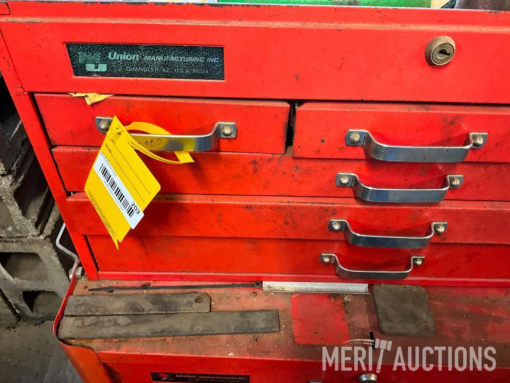 Union Mfg. 9 drawer tool box