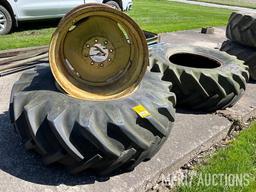 (2) 18.4-26 tires