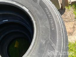 (4) Firestone P265/75R15 tires