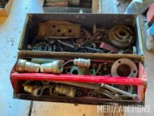 Tool box, includes hyd. fittings & hardware