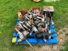 Pallet of older electric tools