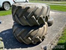 (2) 18.4-16.1 bar tires