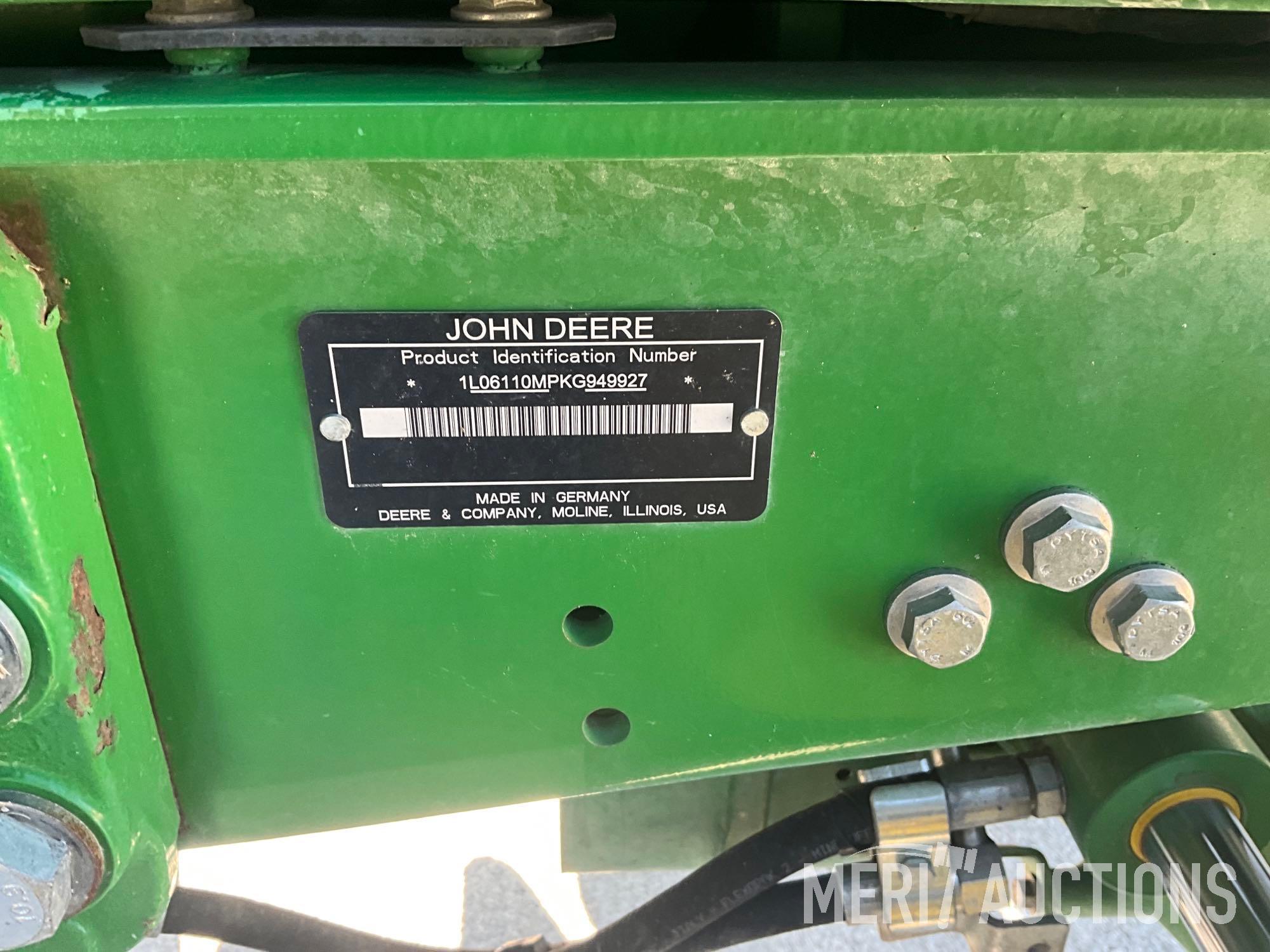 2019 John Deere 6110M