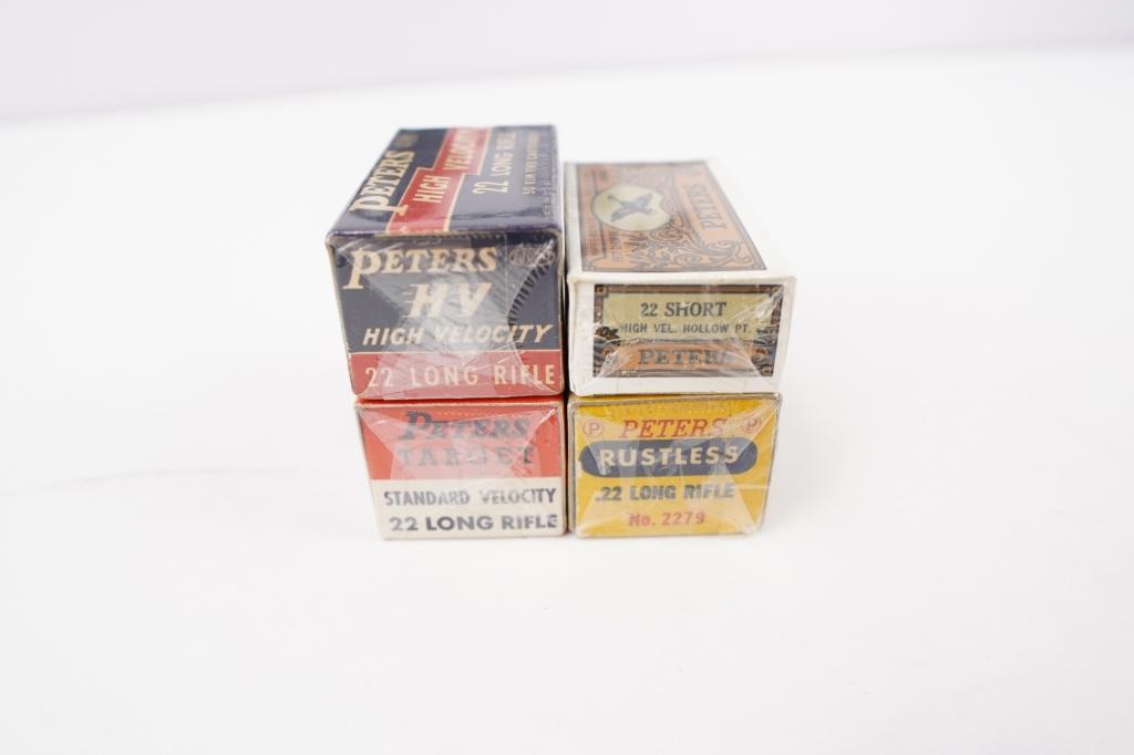 Vintage Peters AMMO 22 S/LR